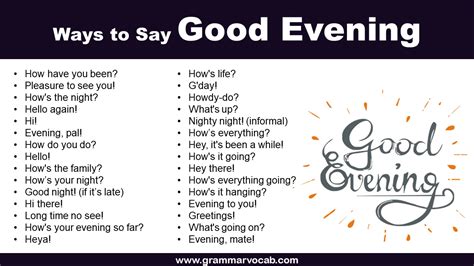 good evening time 9pm|How to Say Good Evening in the Philippines: Formal and Informal .